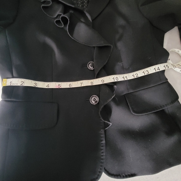 MOSCHINO CHEAP AND CHIC FITTED BLAZER WITH FRILL - Picture 10 of 11